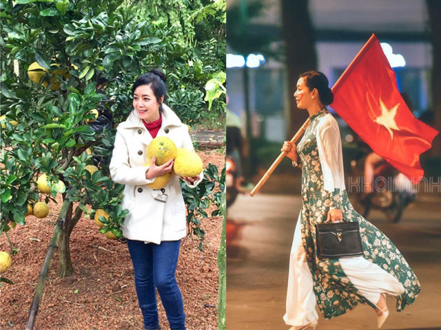 Đời sống Showbiz - Khu vườn rộng 1.000m2 với 100 cây bưởi trĩu quả vào dịp Tết của Chiều Xuân