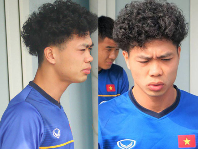 Làm đẹp - Cắt tóc mới "lấy hên", Công Phượng sút tung lưới Iraq ở Asian Cup