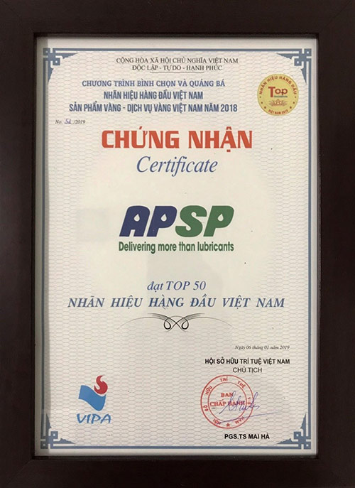 Dầu nhớt AP SAIGON PETRO đạt danh hiệu “nhãn hiệu hàng đầu Việt Nam” - 3