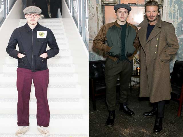 Quý tử nhà Beckham và gu mặc già hơn cả bố