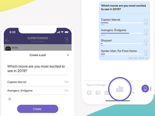 Công nghệ thông tin - Viber có thêm tính năng tạo khảo sát, thăm dò ý kiến ẩn danh