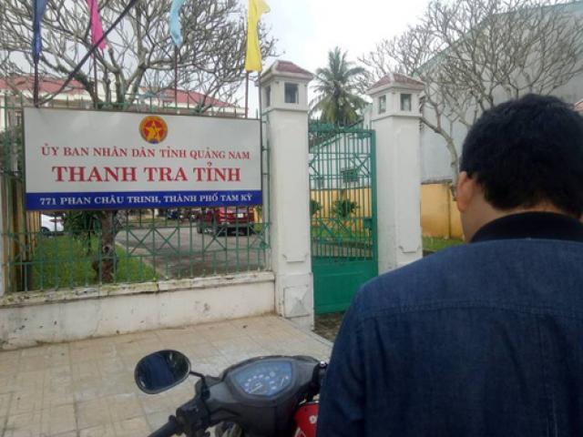 Phát hiện phó chánh Thanh tra tỉnh Quảng Nam nằm gục phía sau trụ sở