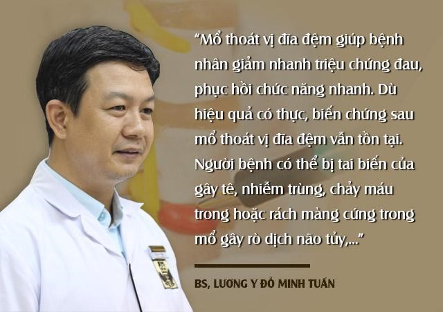 Mổ thoát vị đĩa đệm có phải lối thoát cho người bệnh? Cùng nghe chuyên gia chia sẻ - 3