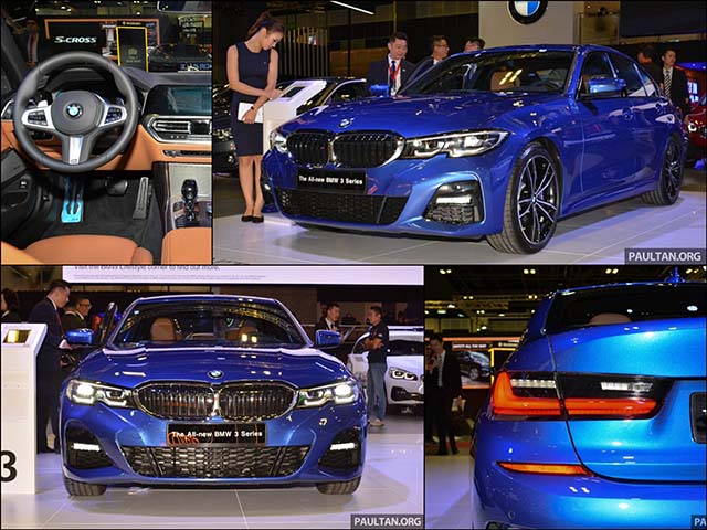 Ảnh thực tế BMW 330i 2019 thế hệ mới được ra mắt tại Singapore Motor Show 2019