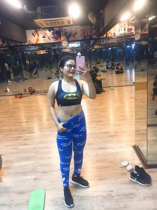 Nhưng ít ai biết cách đây gần 2 năm, Trà My là một cô nàng béo ú, số đo 3 vòng kém hấp dẫn.