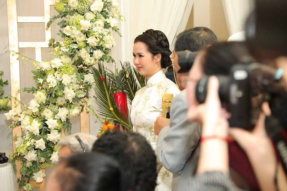 Chồng doanh nhân Ấn Độ đi cùng dàn bê tráp đến hỏi cưới Võ Hạ Trâm - 7