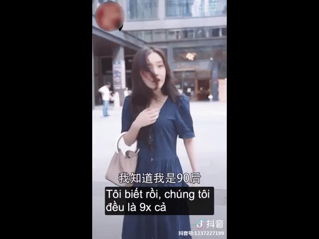 Video Clip Cười - Phản ứng của cô gái khi bị phỏng vấn dạo quá nhiều