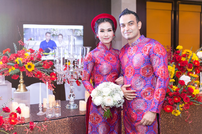 Võ Hạ Trâm bật khóc trong tiệc cưới "thiên đường" cùng chồng doanh nhân Ấn Độ - 2