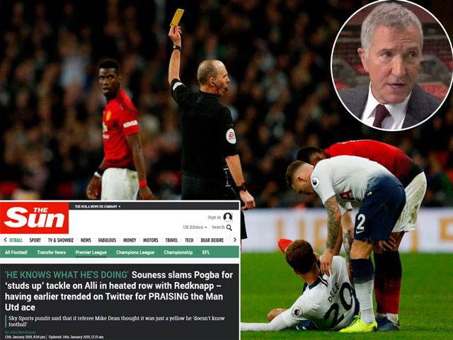 Bóng đá - MU hạ Tottenham: Báo giới đòi đuổi Pogba, ám chỉ trọng tài thiên vị