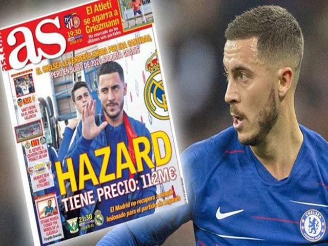Bóng đá - "Bom tấn" Hazard bỏ Chelsea tới Real: 112 triệu euro làm "Ronaldo mới"
