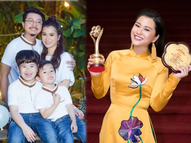 Cuộc sống hạnh phúc của cô gái ”vượt mặt” Hoài Linh, Trấn Thành ẵm giải Mai Vàng 2018