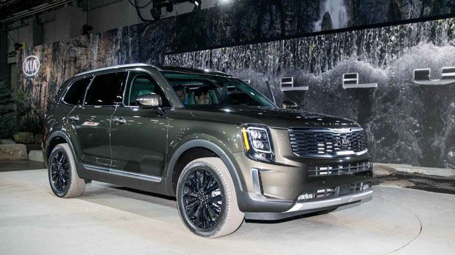 Ảnh thực tế SUV cỡ trung Kia Telluride 2020 vừa ra mắt - 1