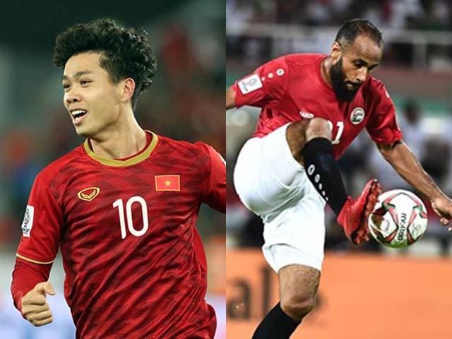 Trực tiếp Asian Cup, Việt Nam - Yemen: ”Khổng lồ” Yemen có dọa Công Phượng?