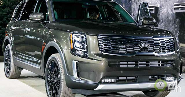 Ảnh thực tế SUV cỡ trung Kia Telluride 2020 vừa ra mắt