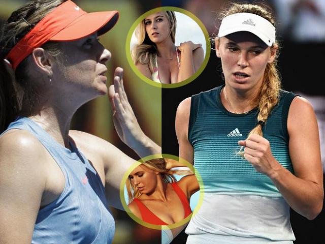 Thể thao - Sharapova đấu Wozniacki Australian Open: “Bỏng mắt” chân dài & đường cong
