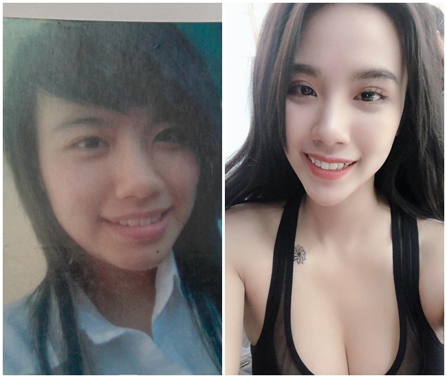 10 Years challenge - Thử thách 10 năm đang là trào lưu hot nhất trên thế giới. Các sao Việt đương nhiên cũng không nằm ngoài xu hướng hot nhất đầu năm 2019 này.

Mới đây, hot girl kiêm diễn viên Linh Miu (Vũ Mỹ Linh) đăng tải hình ảnh theo trào lưu thử thách 10 năm.  Người đẹp sinh năm 1993 so sánh hình ảnh hiện tại với thời điểm cô học lớp 10, cách đây 11 năm.

Có thể thấy, gương mặt nữ diễn viên 26 tuổi không thay đổi gì nhiều so với quá khứ. Linh Miu được fan nhận xét "dậy thì thành công", hay "điệu cười vẫn y chang", ...