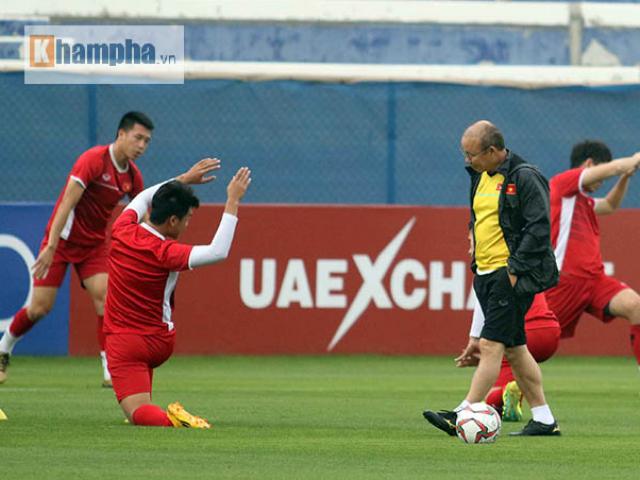 Bóng đá - ĐT Việt Nam tập buổi cuối đấu Jordan Asian Cup: Thầy Park toan tính