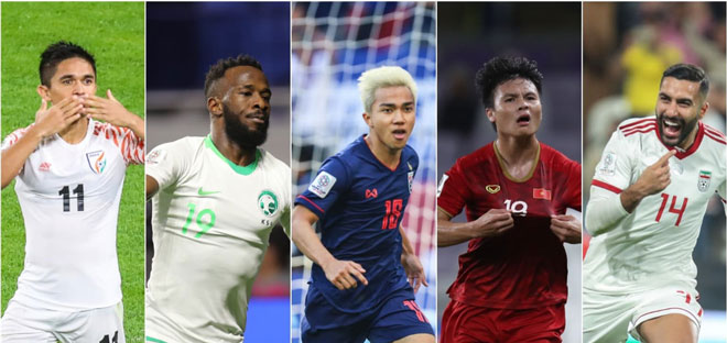 Siêu phẩm vòng bảng Asian Cup 2019: Quang Hải đọ tài &#34;Messi Thái&#34; - 1