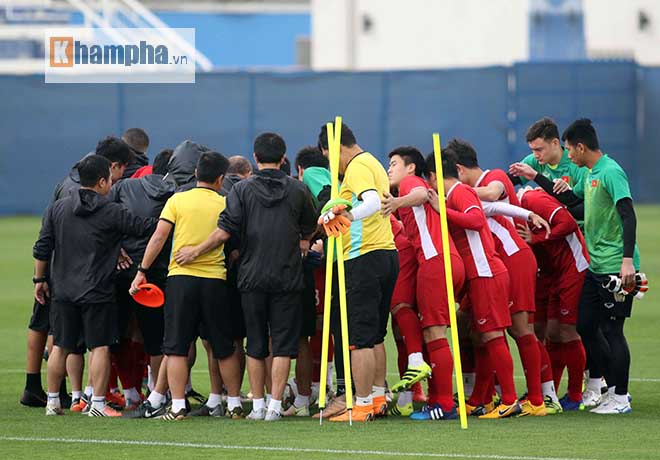 ĐT Việt Nam tập buổi cuối đấu Jordan Asian Cup: Thầy Park toan tính - 1