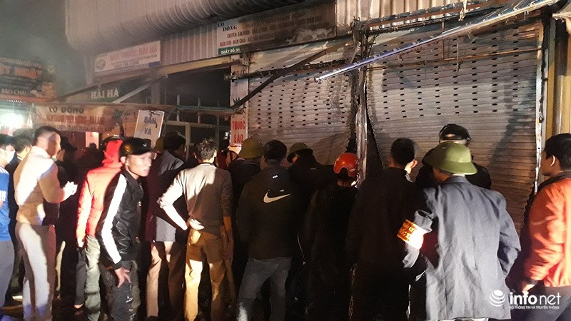 Cháy lớn tại chợ đầu mối lớn nhất Thanh Hóa trong đêm - 1