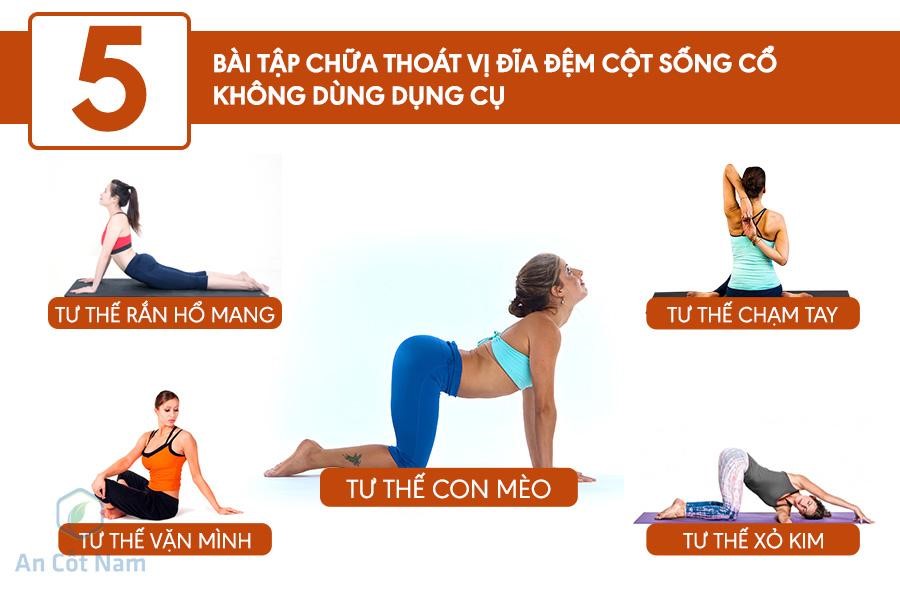 10 bài tập thoát vị đĩa đệm cột sống cổ linh nghiệm trên từng động tác - 2