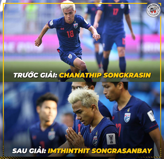 "Quang Hải Thái Lan" đổi tên sau khi bị loại khỏi Asian Cuup 2019.