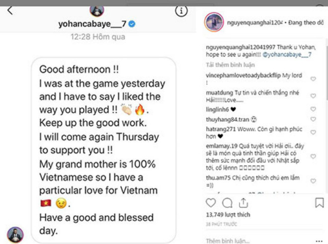 Cựu sao Ngoại hạng Anh làm điều đặc biệt với Quang Hải, triệu fan ngỡ ngàng - 1