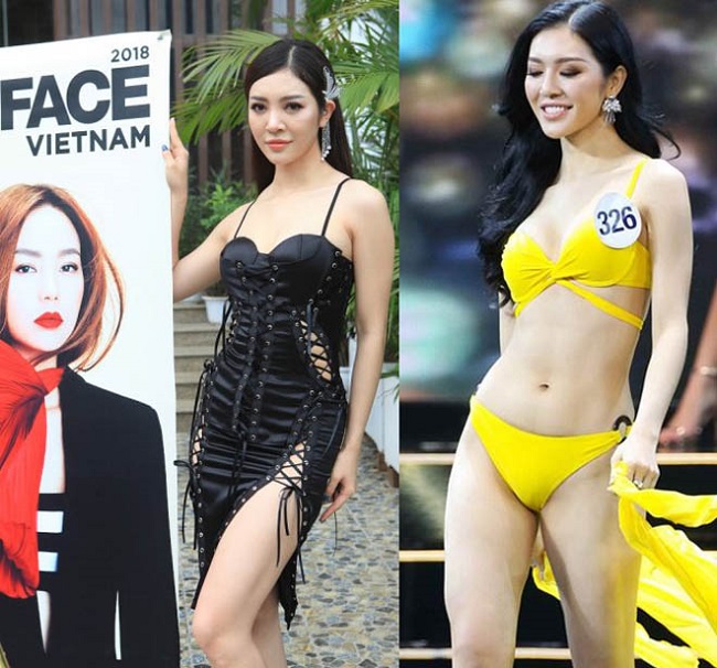 Trước đó, cô gây chú ý khi khi tham dự Hoa hậu Hoàn vũ Việt Nam 2017 và The Face 2018. 