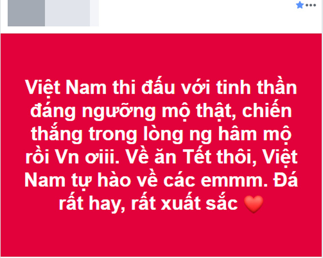 CĐV rần rần chia sẻ niềm tự hào dù tuyển Việt Nam thất bại - 3