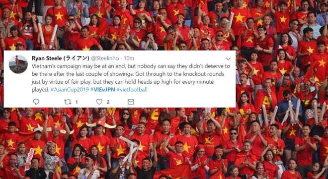CĐV nước ngoài cảm phục trận thua kiên cường của Việt Nam trước Nhật Bản - 1