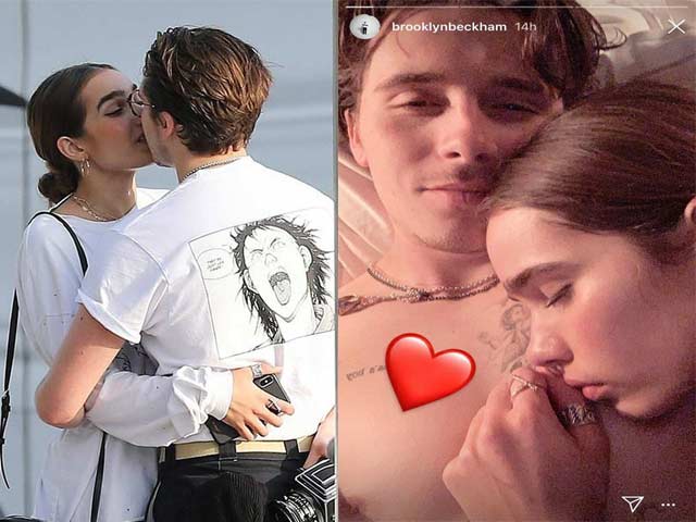 Thời trang - Con trai Beckham khoe ảnh "giường chiếu" nhưng bạn gái vẫn được lòng Victoria