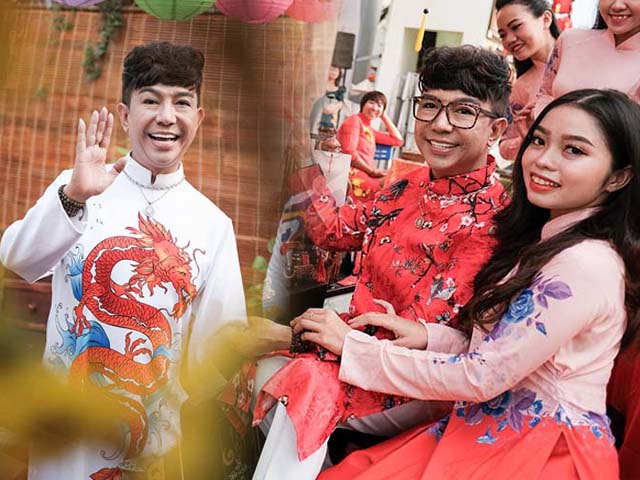 Đời sống Showbiz - Long Nhật gây náo loạn khi xuất hiện tại phố ông đồ để du Xuân, chụp ảnh
