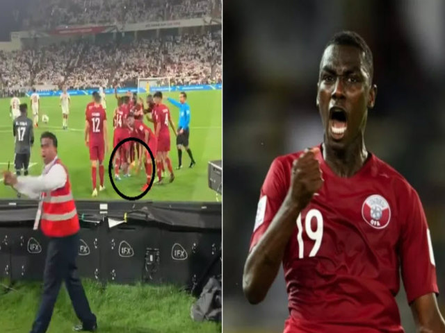 Bóng đá - Hạ knock-out UAE trước 4 vạn CĐV nhà, Qatar dính mưa "vật thể lạ"
