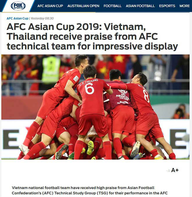 ĐT Việt Nam gây tiếng vang Asian Cup: Báo châu Á nể phục lá cờ đầu “vùng trũng” - 2