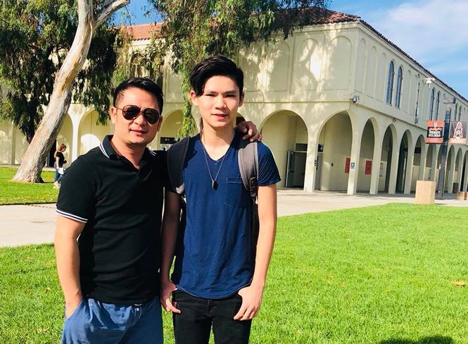 Bằng Kiều khoe con trai bảnh bao, đệm guitar cho bố ‘cực nuột’ - 4