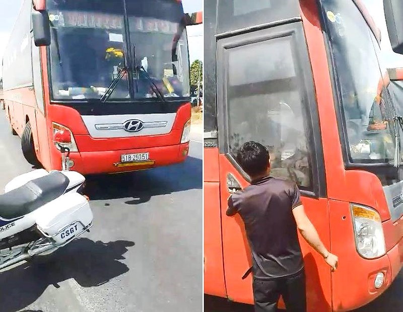 CSGT nổ súng bắt xe giường nằm chạy tốc độ &#39;như phim&#39; - 1