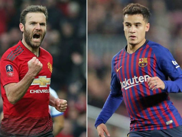 Bóng đá - Chuyển nhượng MU: "Quỷ đỏ" tính đổi Mata lấy Coutinho của Barca