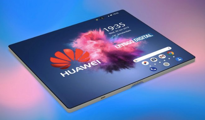 Điện thoại màn hình có thể gập lại của Huawei trông ra sao? - 1