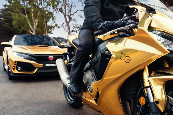 Honda tung bộ sản phẩm mạ vàng kỷ niệm 50 năm thành lập - 5