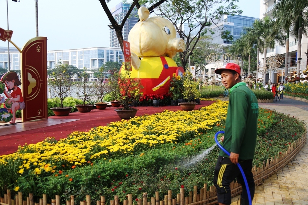 Hình ảnh làng quê tại hội hoa xuân khiến nhiều người “mê mệt” ở Sài Gòn - 5