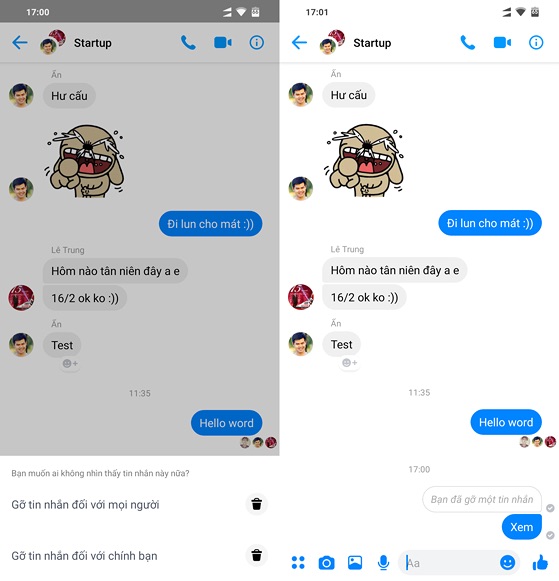 Người dùng Việt đã có thể thu hồi tin nhắn trên Messenger - 1