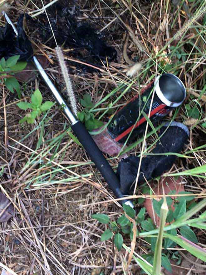 Vụ cướp trạm thu phí: Súng, đồ ngụy trang bị đem đốt cháy phi tang - 1