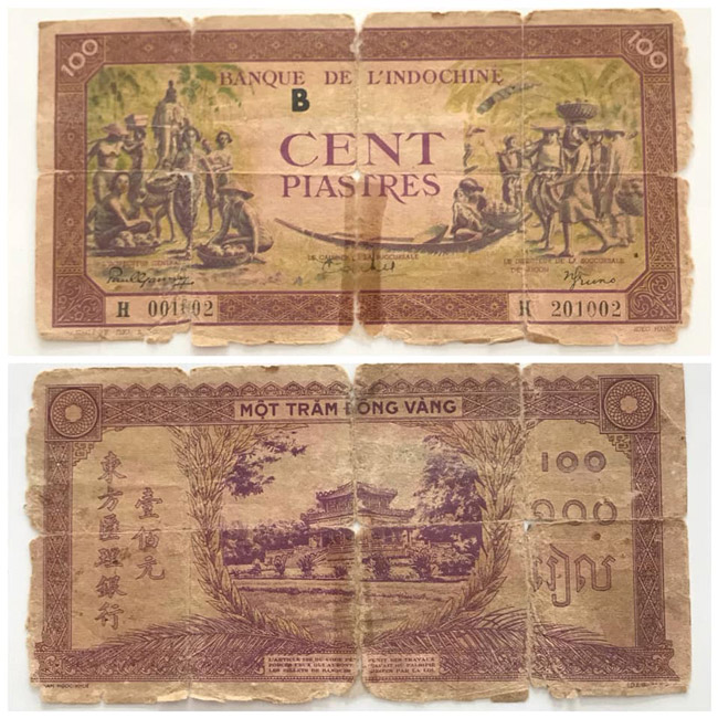 Những năm cuối thế kỷ 19, đầu thế kỷ 20, ở Việt Nam có 3 loại đơn vị cùng lưu hành một lúc gồm: Quan tiền &#40;tiền đồng, tiền xu&#41;; Peso Mexico và đồng bạc Đông Dương. Tuy nhiên, không lâu sau đó đồng Đông Dương chiếm lĩnh vị trí số 1 về lưu hành và trở thành đồng tiền chính tại Việt Nam lúc bấy giờ.