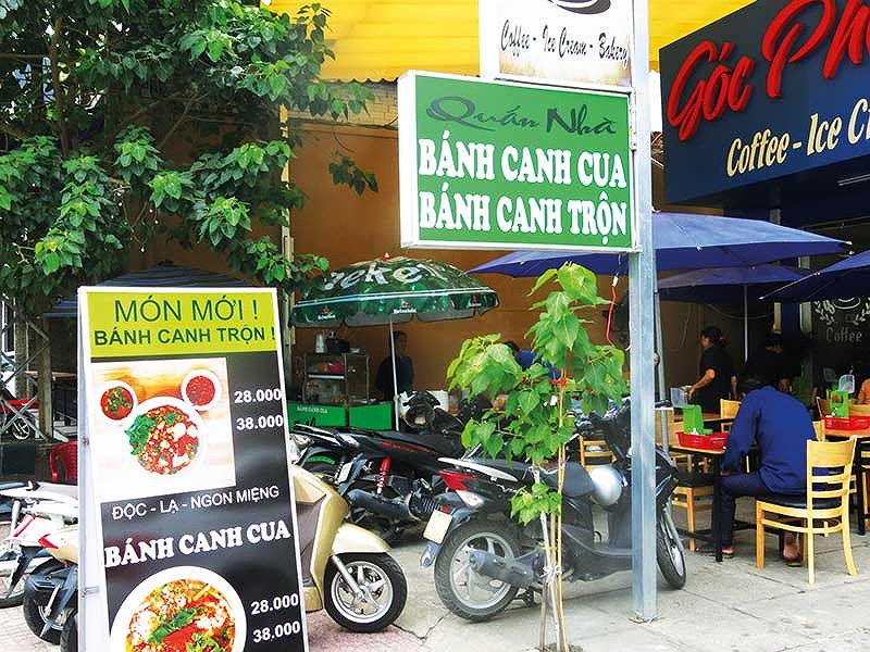 Độc đáo bánh canh khô Xì phố - 1