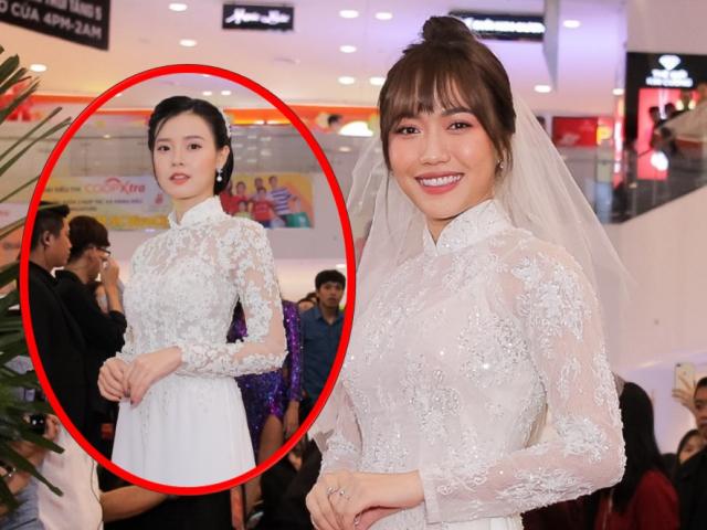 Sao Việt rủ nhau đi "ăn cưới" Diệu Nhi, người đẹp này vừa xuất hiện đã bị nhầm là cô dâu