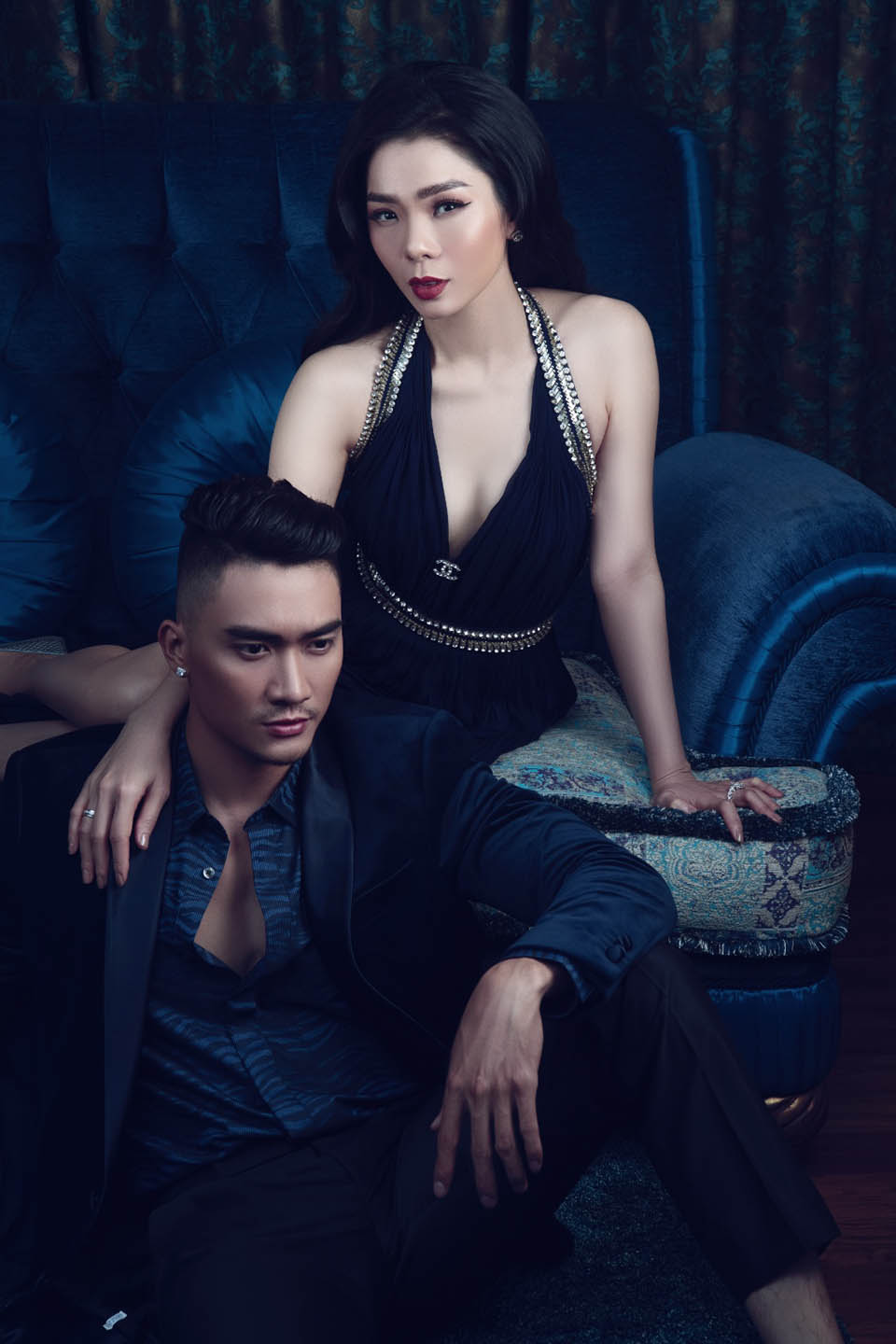 Đón Valentine, Lệ Quyên cùng siêu mẫu nam vào khách sạn 6 sao chụp ảnh - 3