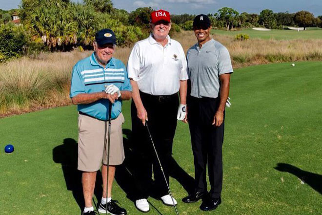 Sắp tới Việt Nam: Tổng thống Trump chi 1,1 tỷ đồng luyện đánh golf - 1