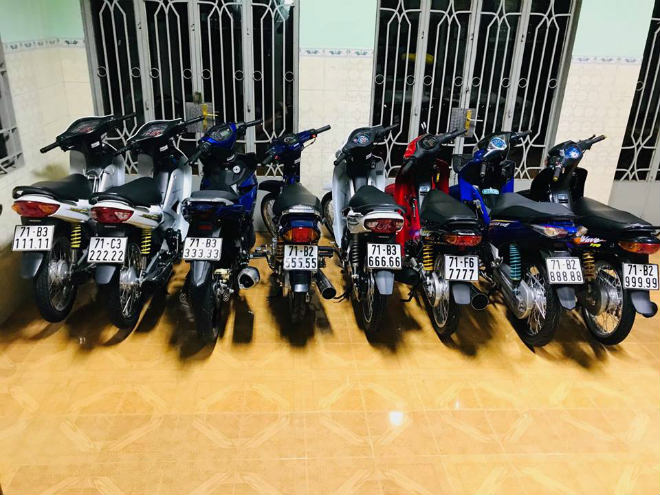 Mê mẩn dàn xe biển ngũ, tứ quý phát tài, lộc của dân chơi Bến Tre - 1