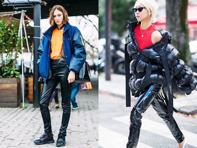 Thời trang - Legging da sành điệu không khó mặc như bạn tưởng