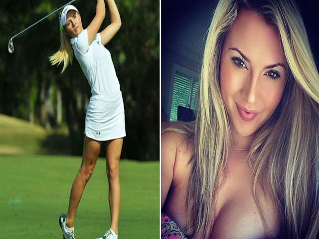 Nữ thần golf quá bốc lửa: Nhìn từ sau cánh mày râu cũng ngây ngất